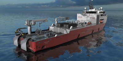 SX121 ULSTEIN CLV June23 Sea SB Aft Low 2880